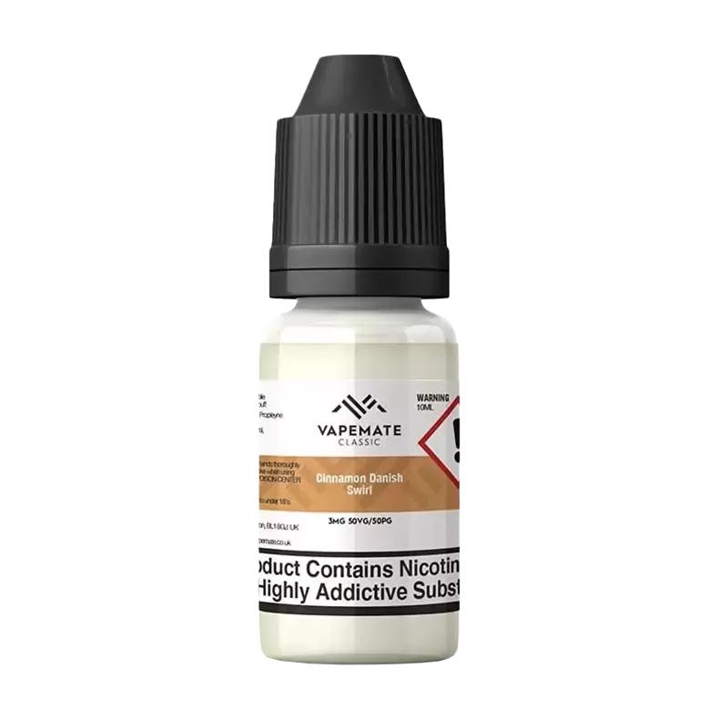 Vapemate Classic Cinnamon Danish Swirl 10ml - 18mg - Vape Product