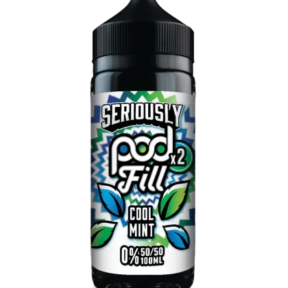 Cool Mint Pod Fill E Liquid 100ml – 50VG - Vapestorm Co
