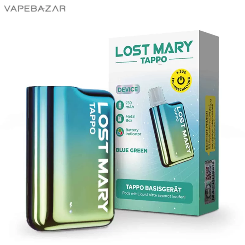 Lost Mary Tappo Podsystem Kit – Blue Green - Image 3