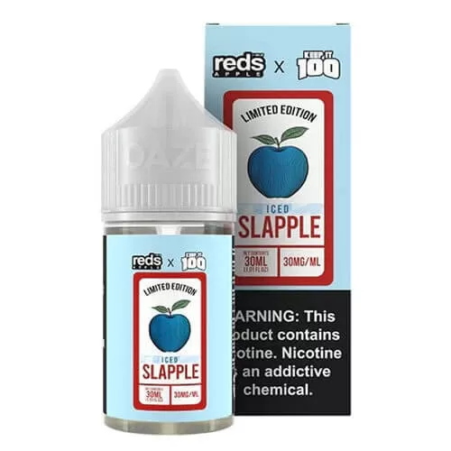 Reds x Keep It 100 Salt E-Liquid – Iced Slapple - Vape Product; Vape Product, Vape Product (D28E75)