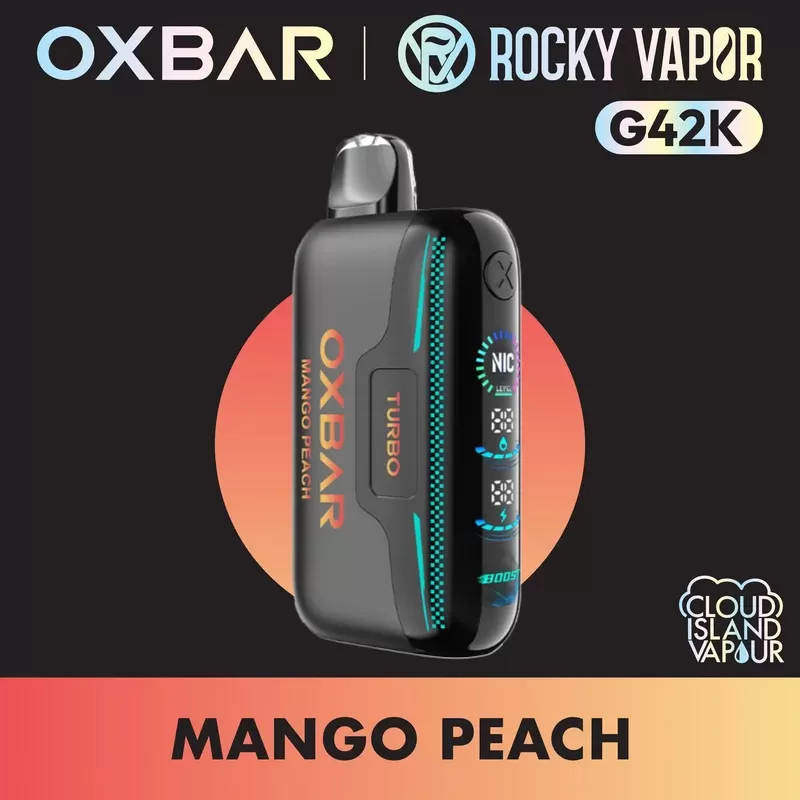 Rocky Vapor Oxbar G42K Disposable Vape – Mango Peach