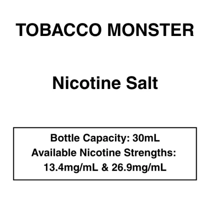 Tobacco Monster – Nic Salt – 30mL