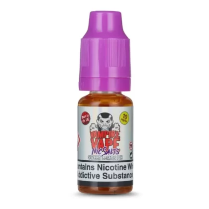 Sweet Lemon Pie Nic Salt E-Liquid by Vampire Vape (10ml) - 10mg