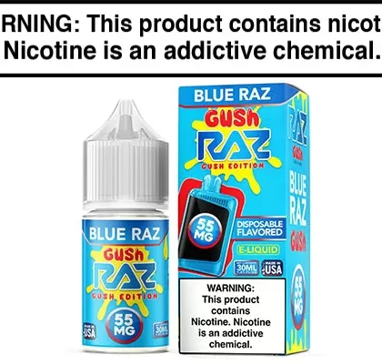 BLUE RAZZ GUSH BY POD JUICE SALTS X RAZ 30ML - Vapejuice