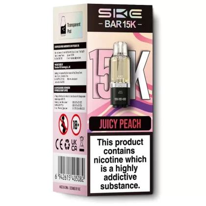 Juicy Peach by SKE Bar 15K - Ecigarettedirect Co