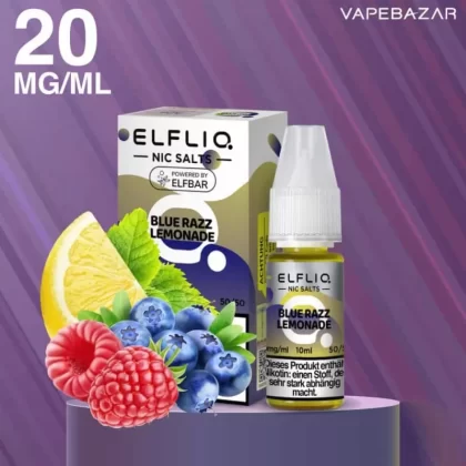 Elfliq Nikotinsalz Liquid 10ml – Blue Razz Lemonade 20mg/ml Nikotin