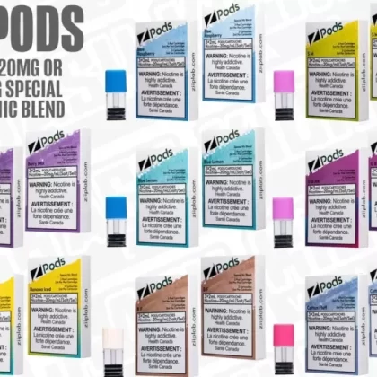 Z pods STLTH Compatible – SK Ice Duo Strawberry Lemon - Nicotine#Supreme Nic Blend 20MG with 50MG Throat Hit