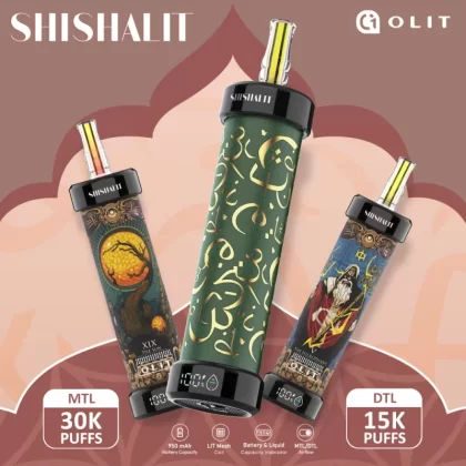 OLIT Shishalit 30K Disposable E-Hookah Device - 30000 Puffs - Arabic Edition / Blue Razz Lemonade