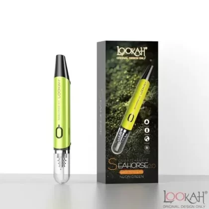 Lookah Seahorse 2.0 - Color#Neon Green>Red>Gray>Orange>Green>Blue (5F73FE)