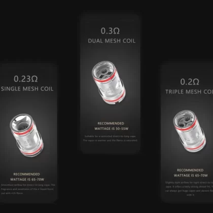 Uwell Crown V Coils 4pk - 0.23ohm UN2 (Single Mesh)