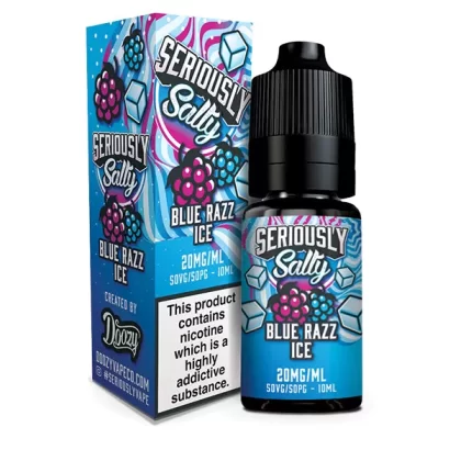 Seriously Salty Blue Razz Ice Nic Salt E-Liquid - Vape Product, Vape Product