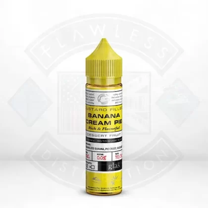 Glas Basix Series Custard Filled Banana Cream Pie 0mg 50ml E Liquid - Eliquidsupply