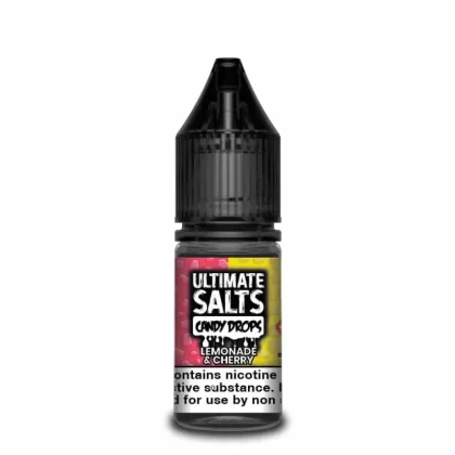 Ultimate Salts – Candy Drops: Lemonade & Cherry – 10ml - B. 10mg, D. 20mg; 10ml - TPD Compliant