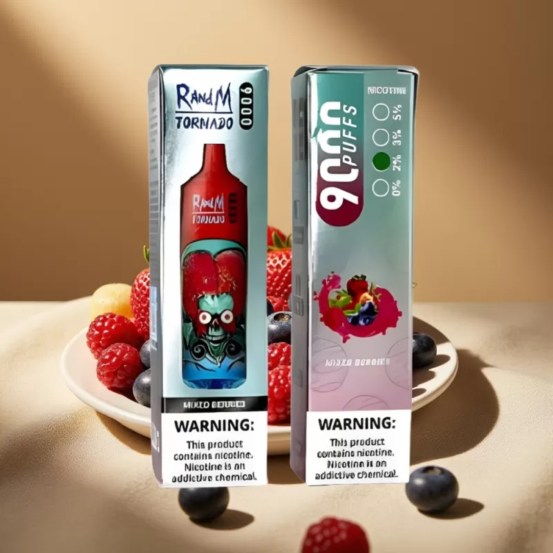 RandM Tornado 9000 Puffs Rechargeable Mesh Coil Disposable Vape - Image 3