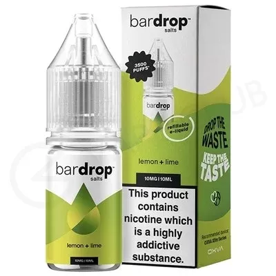 Lemon Lime Nic Salt E-Liquid by Bar Drop Salts