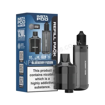 Insta Pod Blueberry Fusion Pods - Vapestreams Co