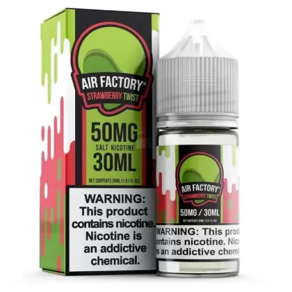 Strawberry Twist Nicotine Salt by Air Factory - Size#30ml~Nicotine#50MG