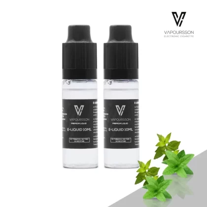 Vapoursson e-Liquid – Double Mint 0mg 10ml Bottle x 2 Pack | Cigee