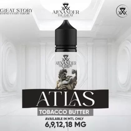 ALEXANDER MTL ATLAS VAPE ELIQUID – TOBACCO BUTTER - Elegantvapestore