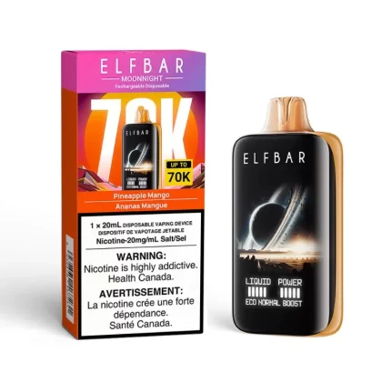 Elf Bar MoonNight Pineapple Mango 70K Disposable Vape