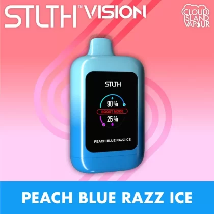 STLTH VISION Disposable Vape – Peach Blue Razz Ice