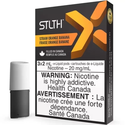 STLTH X Pod Pack – Straw Orange Banana