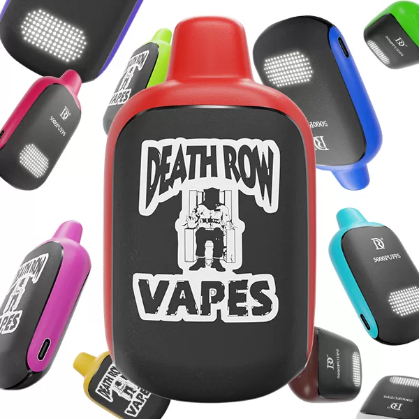 Death Row Vapes Disposable | 5000 Puffs | 10.5mL | 50mg *** - Black Ice 50mg