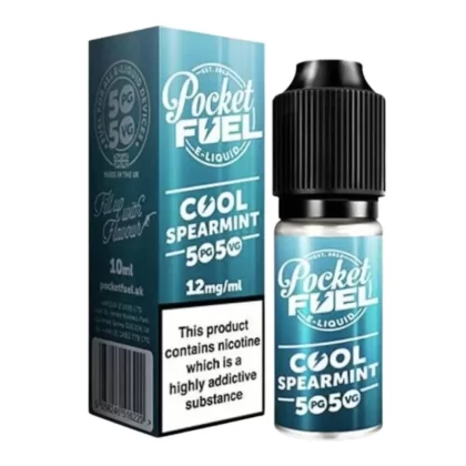 Cool Spearmint 50/50 E-Liquid by Pocket Fuel (10ml)