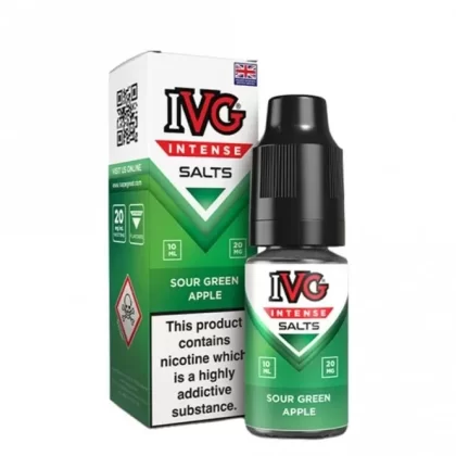 IVG Sour Green Apple Nic Salts E Liquid (10ml)
