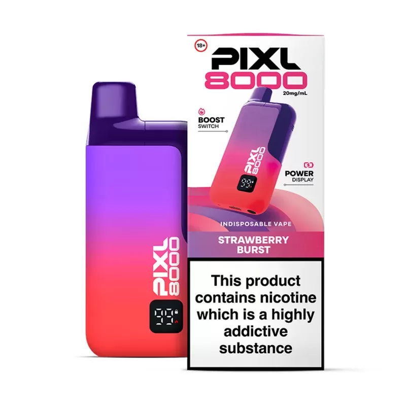 Pixl 8000 Prefilled Pod Kit Strawberry Burst - Ejuicewarehouse