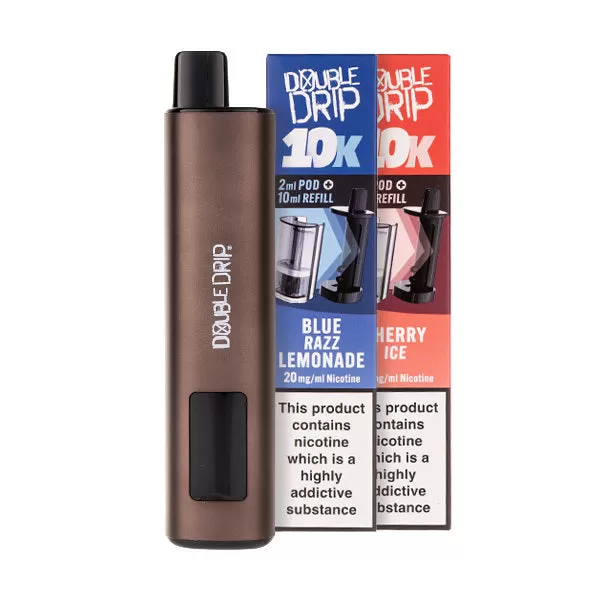Double Drip 10K Prefilled Pod Kit Bundle - Blue Razz Lemonade