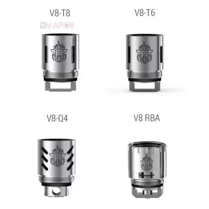 Smok TFV8 Coils (3Pack) – V8-T10| V8-T8 | V8-T6 | V8-Q4