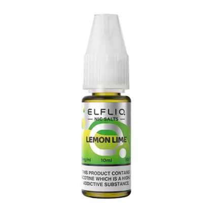 Elf Bar ElfLiq Lemon Lime E Liquid 10ml - Nicotine Strength#20mg>10mg>5mg (357A89)