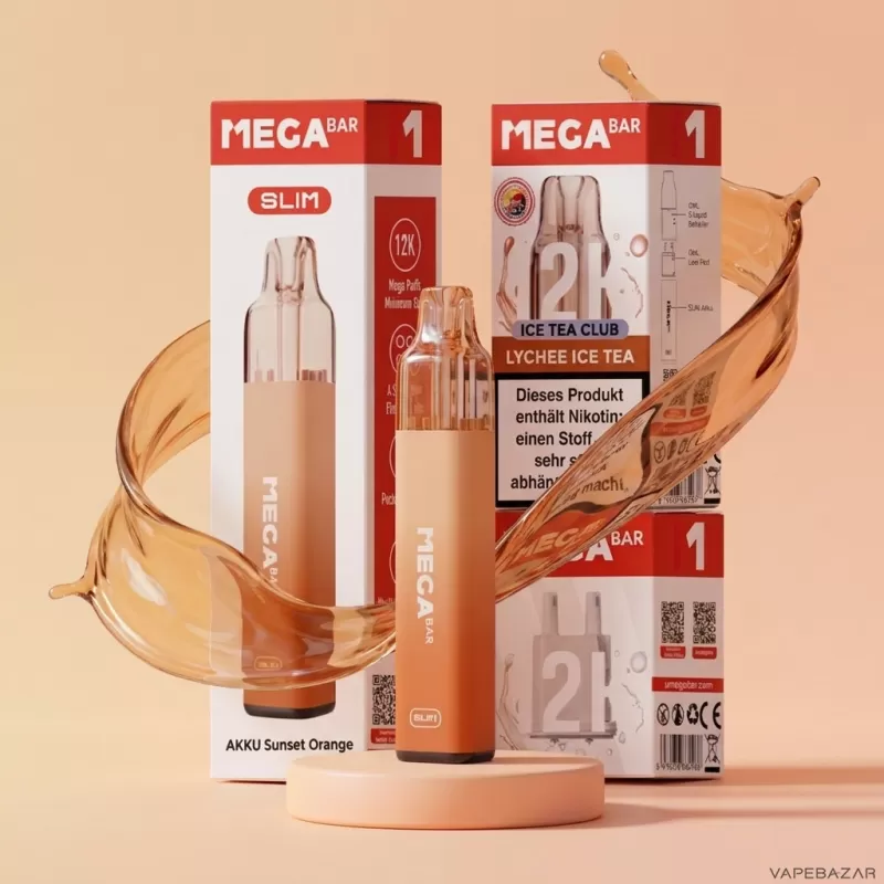 MegaBar Slim 12K Starter Kit – Lychee Ice Tea