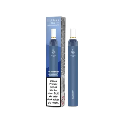 ELF BAR T600 – Blueberry - Elf Bar T600 / Blaubeere / Glycerin / Propylenglykol / Nikotinsalz / Aromastoffe / 20mg/ml / 500 mAh / ca. 600