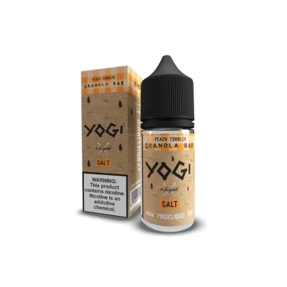 Yogi Salt Peach Cobbler Granola Bar eJuice - Vape Product; Vape Product, Vape Product (0FC48F)