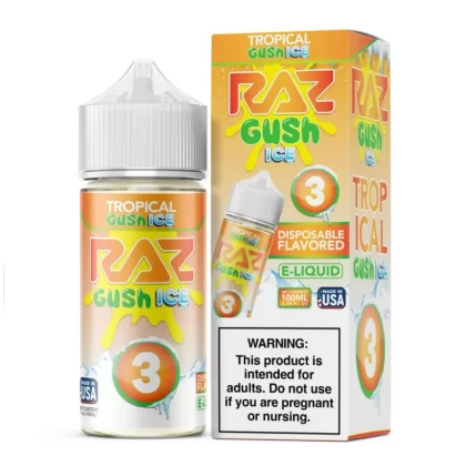 Pod Juice X Raz Tropical Gush Ice Nixodine 100ML E-Juice