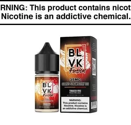 CITRUS STRAWBERRY ICE BY BLVK FUSION SALTS 30ML - Vapejuice
