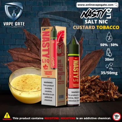 Custard Tobacco - Nasty Liq 30ml - 50 mg / 30 ml