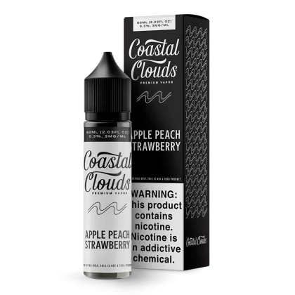 Coastal Clouds - Apple Peach Strawberry - 60ML E-Liquid - 0MG