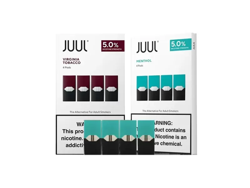 JUUL Pods - Menthol 3.0%, Menthol 5.0%