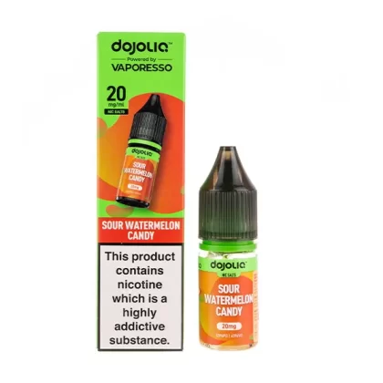 Sour Watermelon Candy Dojoliq Nic Salt E-Liquid by Vaporesso - 10mg