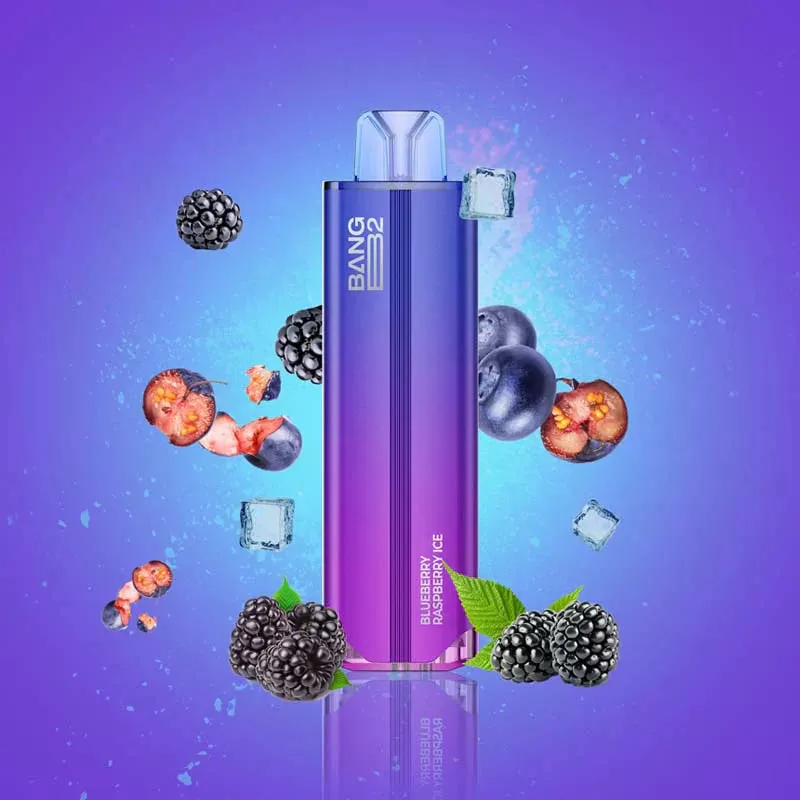 BANG B2 6000 DISPOSABLE VAPE - Blueberry Raspberry Ice - Image 3