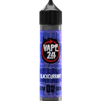 Vape 24 Blackcurrant 50/50 60ml E-Liquids