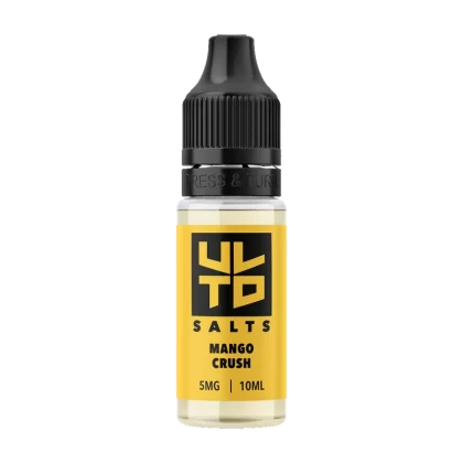 ULTD Mango Crush Nic Salt - 10ml - 10MG - Vape Product (E719F6)