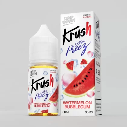 Drip Down Krush Extra Freeze – Watermelon Bubblegum 30ml (35/55 Mg) - Vapebar Pk