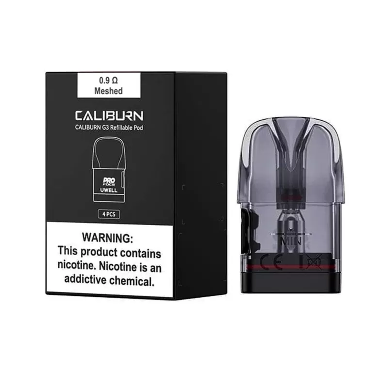 UWELL Caliburn G3 2.5ML Replacement Pod - 4 Count - Image 2