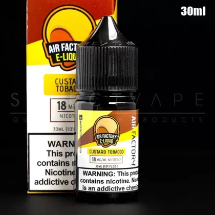 Air Factory – Custard Tobacco Nic Salt 30ml