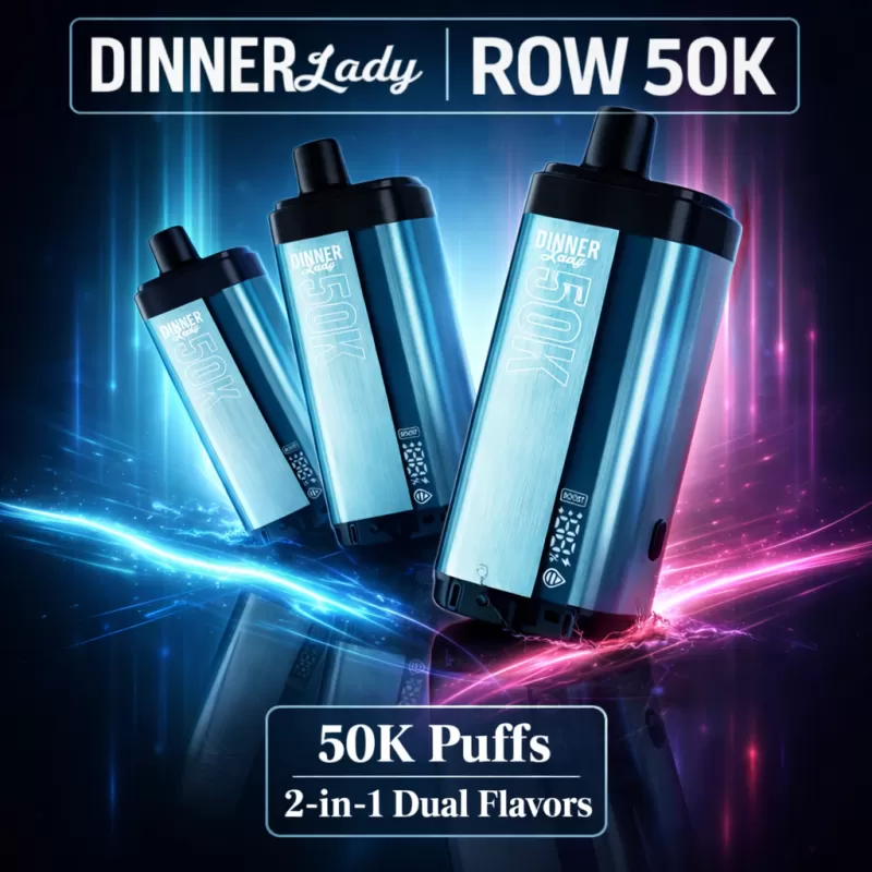 Dinner Lady ROW 50K - Fizzy Strawberry & Fizzy Grape - Vapeciga - Image 2
