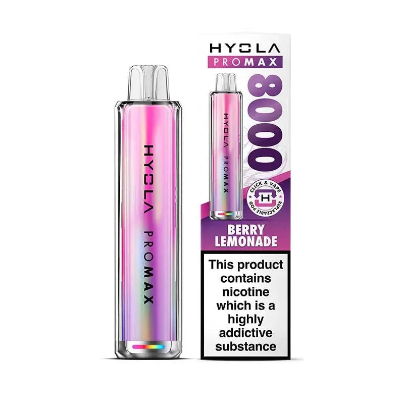 Hyola Pro Max 8000 Prefilled Pod Kit - Blue Cherry Burst - Vapourdeal Co